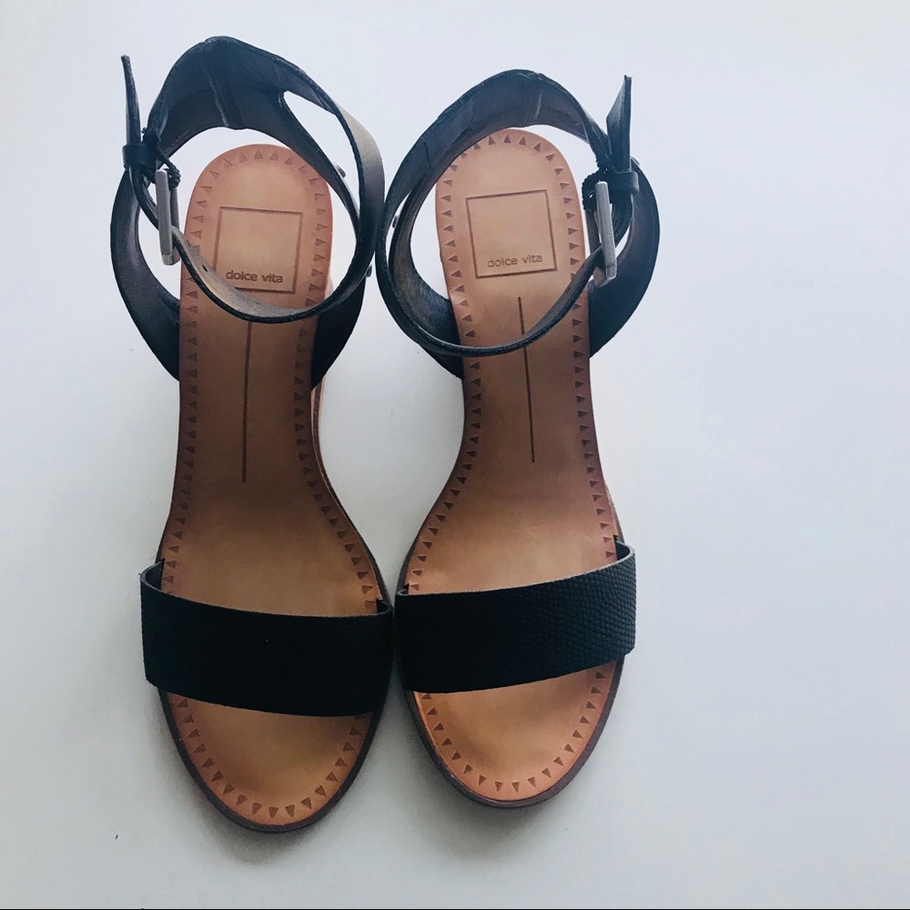 Dolce Vita Wedge Ankle Strap Sandals